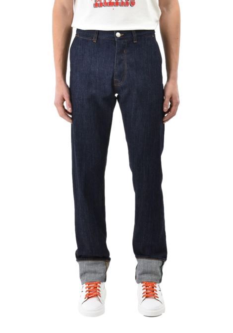 Five-pocket denim in selvedge stretch cotton MANUEL RITZ | Trousers | 3233PJ05L6 22306689